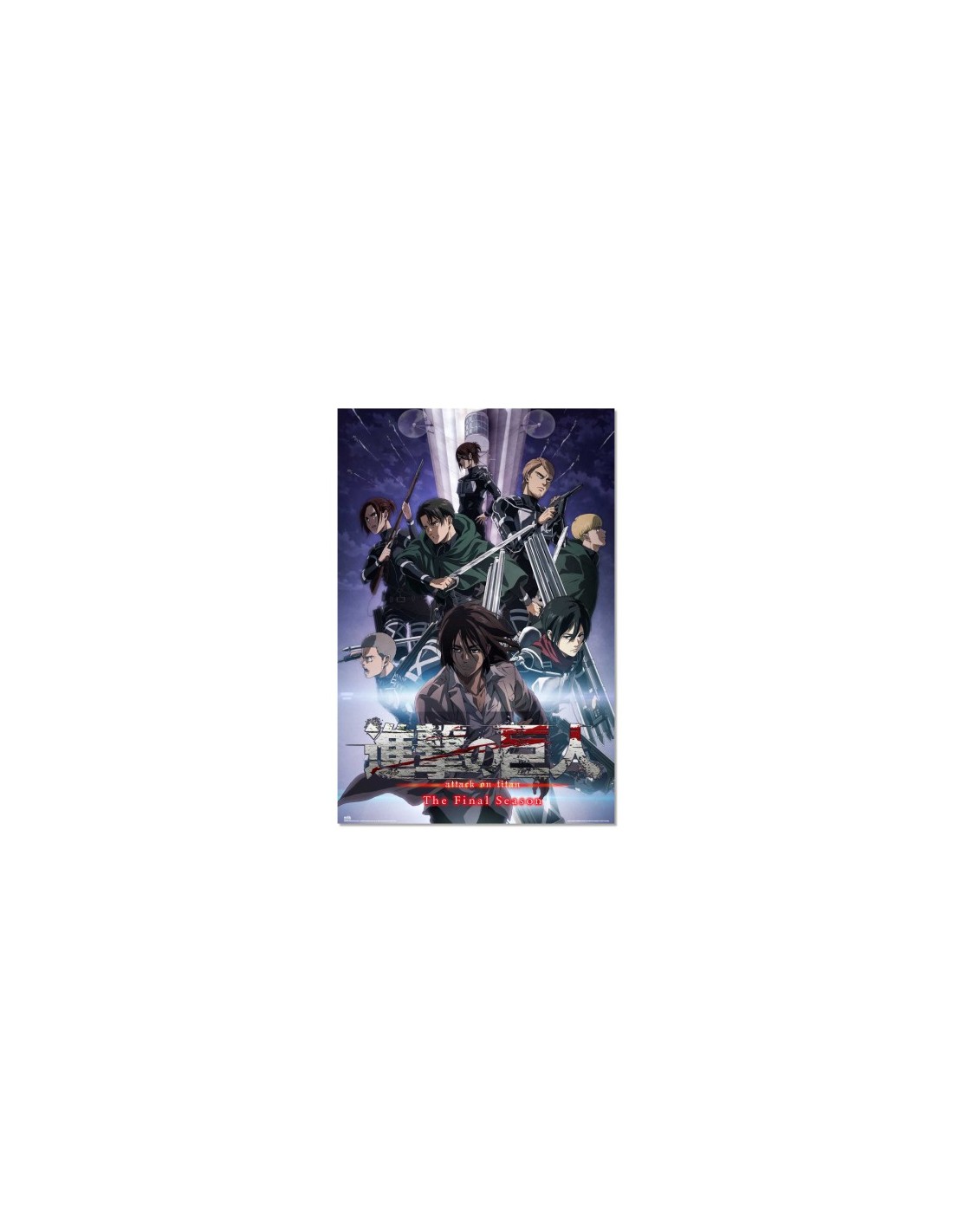 Poster Ataque a los titanes Shingeki no Kyojin temporada final (GPE5833)