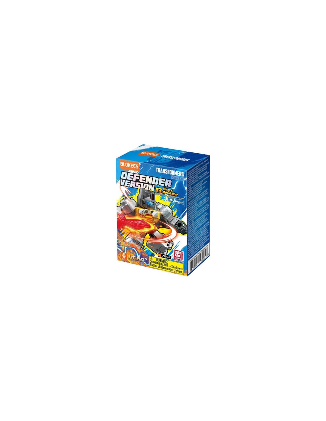 Transformers Version Figuras sorpresa Transformers Defender version:Heavy Metal War